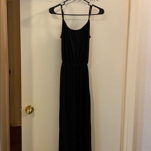 Black maxi dress